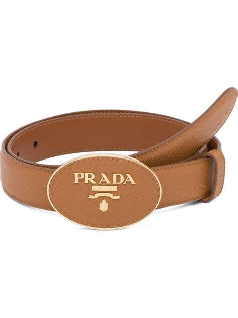 brown prada belt emrata|Leather belt Prada Brown size L International in Leather .